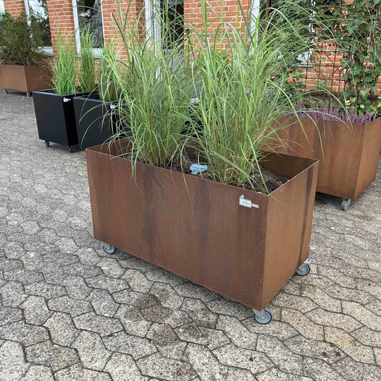 Plantekasse med hjul