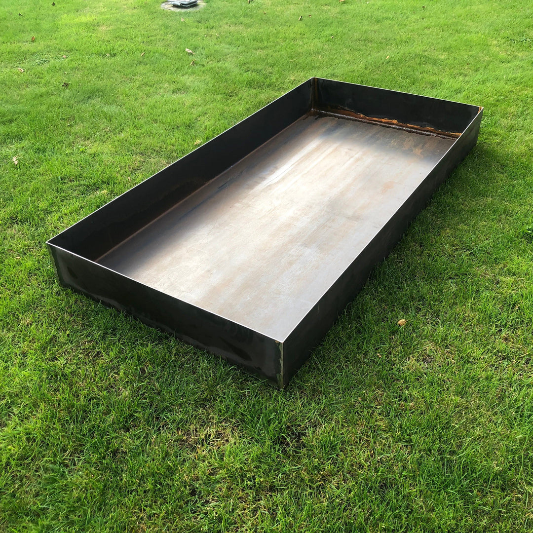 Speilbasseng 200 x 100 cm, cortenstål