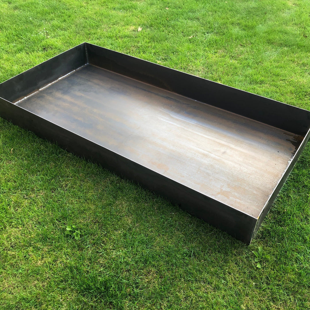 Speilbasseng 200 x 100 cm, cortenstål