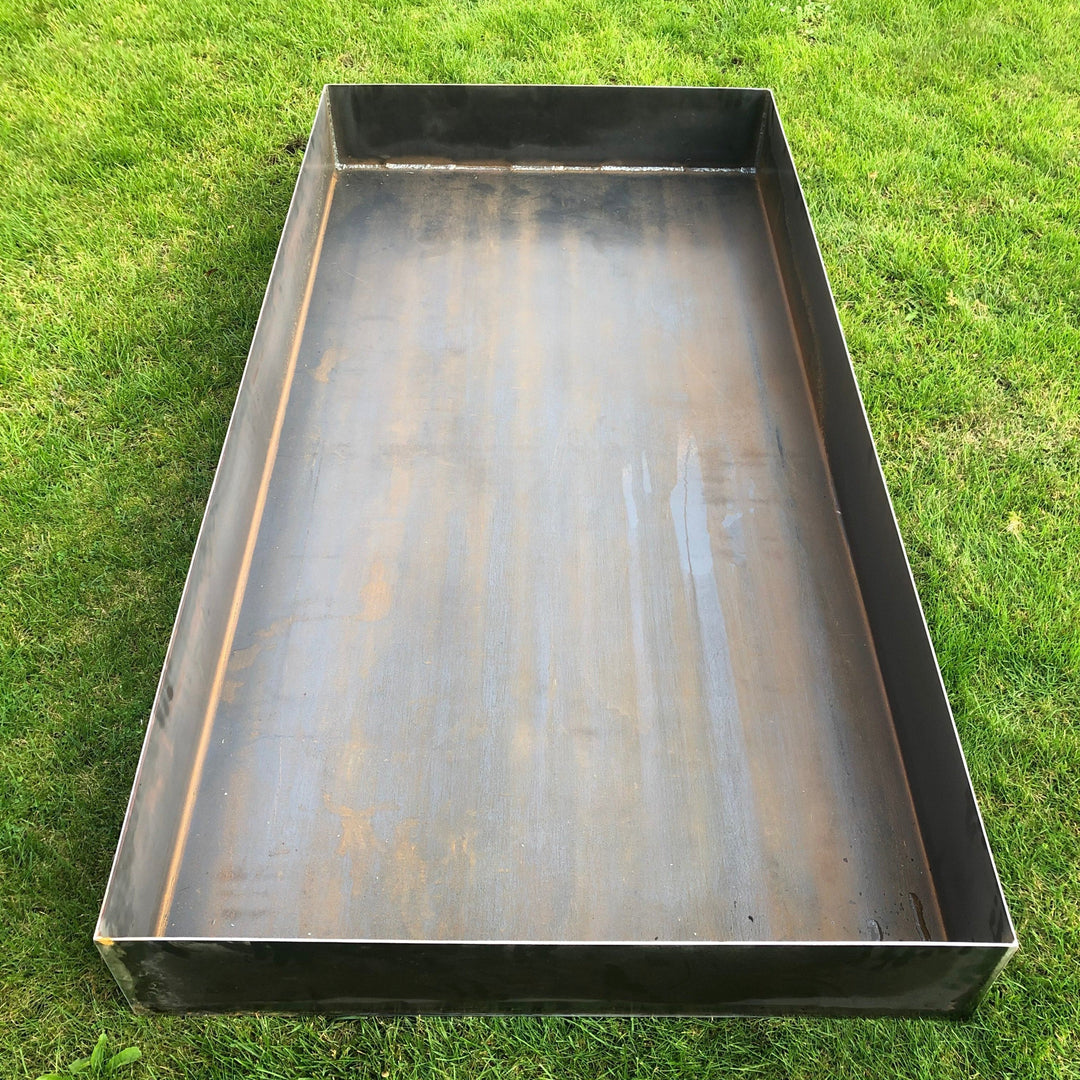 Speilbasseng 200 x 100 cm, cortenstål