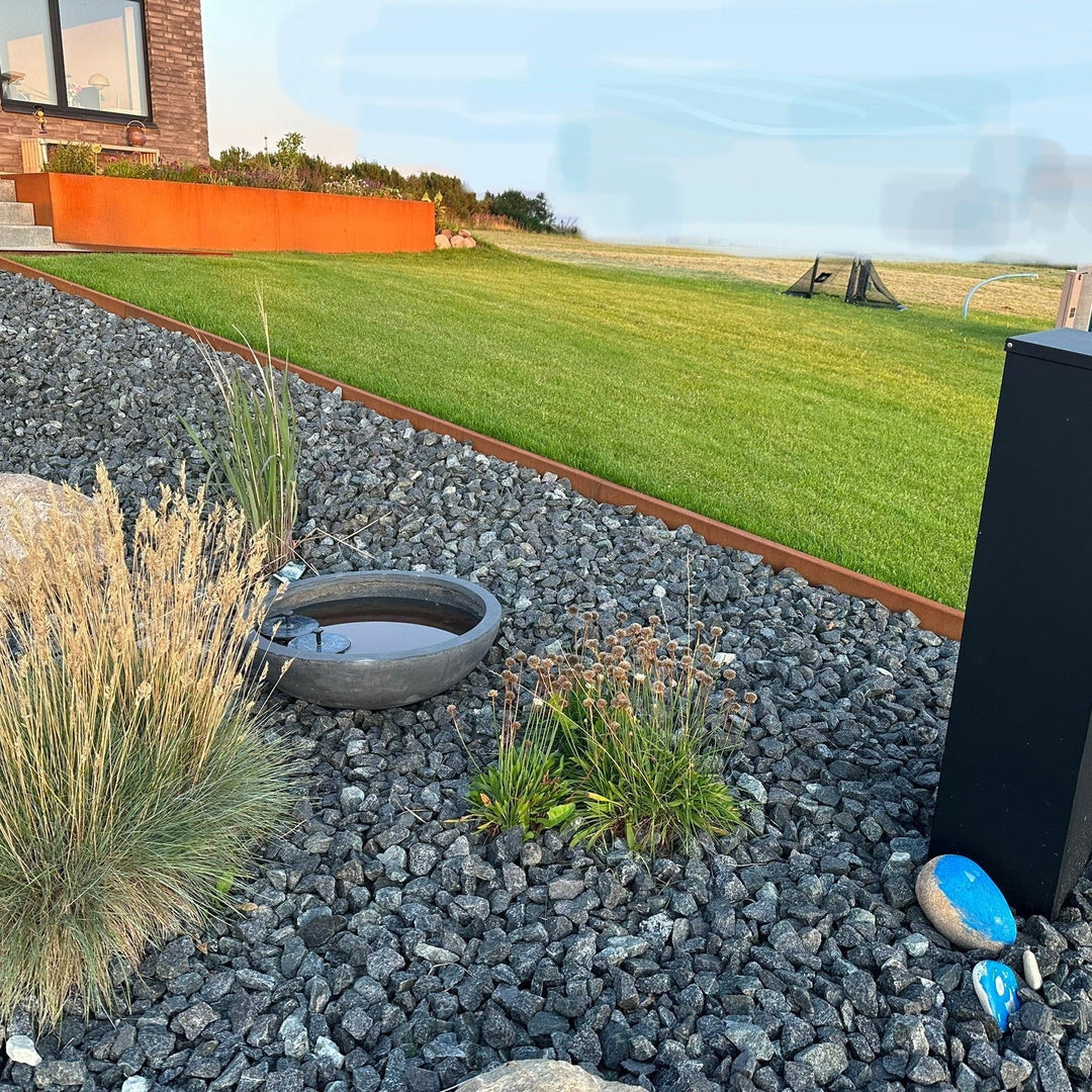 Bøyd bedkant 3 mm cortenstål