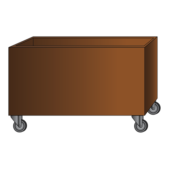 Spesialmål: Plantekasse med hjul