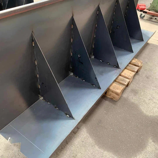 Støttemur i cortenstål