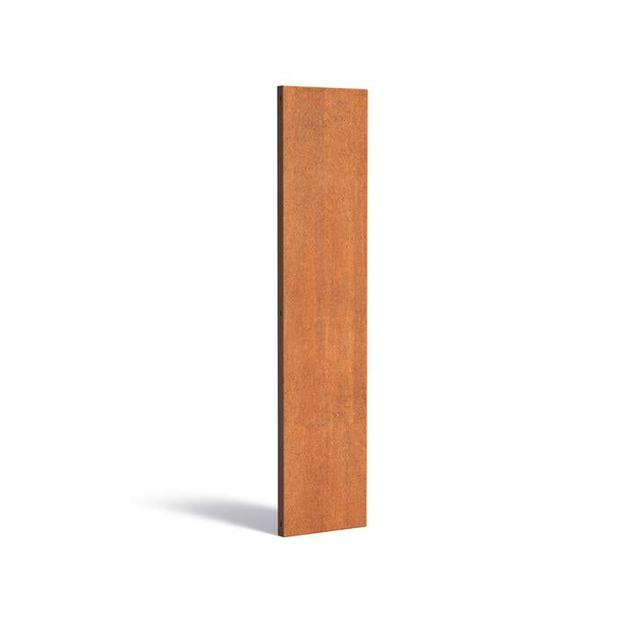 Gjerde i cortenstål, enkel modell, 400 mm bredt