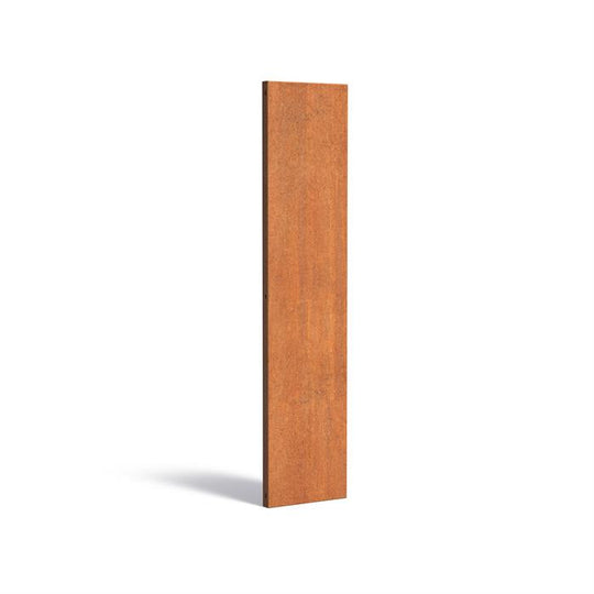 Gjerde i cortenstål, enkel modell, 400 mm bredt
