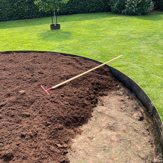 Bedkant i 3 mm cortenstål