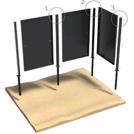 Cortenstålgjerde med utskjæring: Løvetann