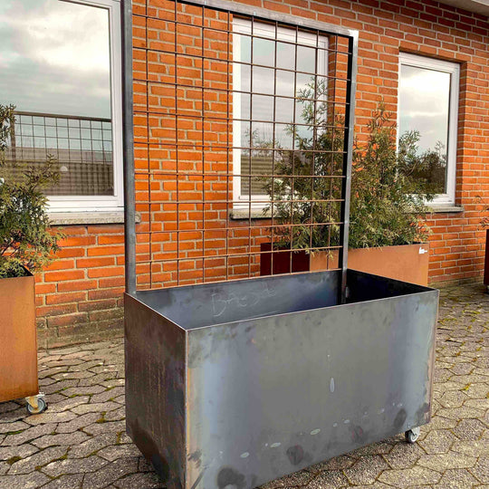 Plantekasse med espalier