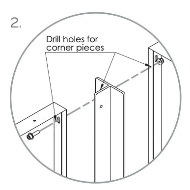 Gjerde i cortenstål med utskjæring: Bambus