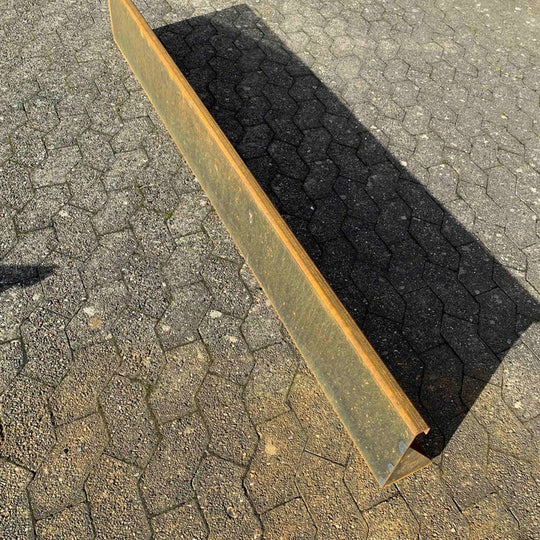 Støttemur i cortenstål