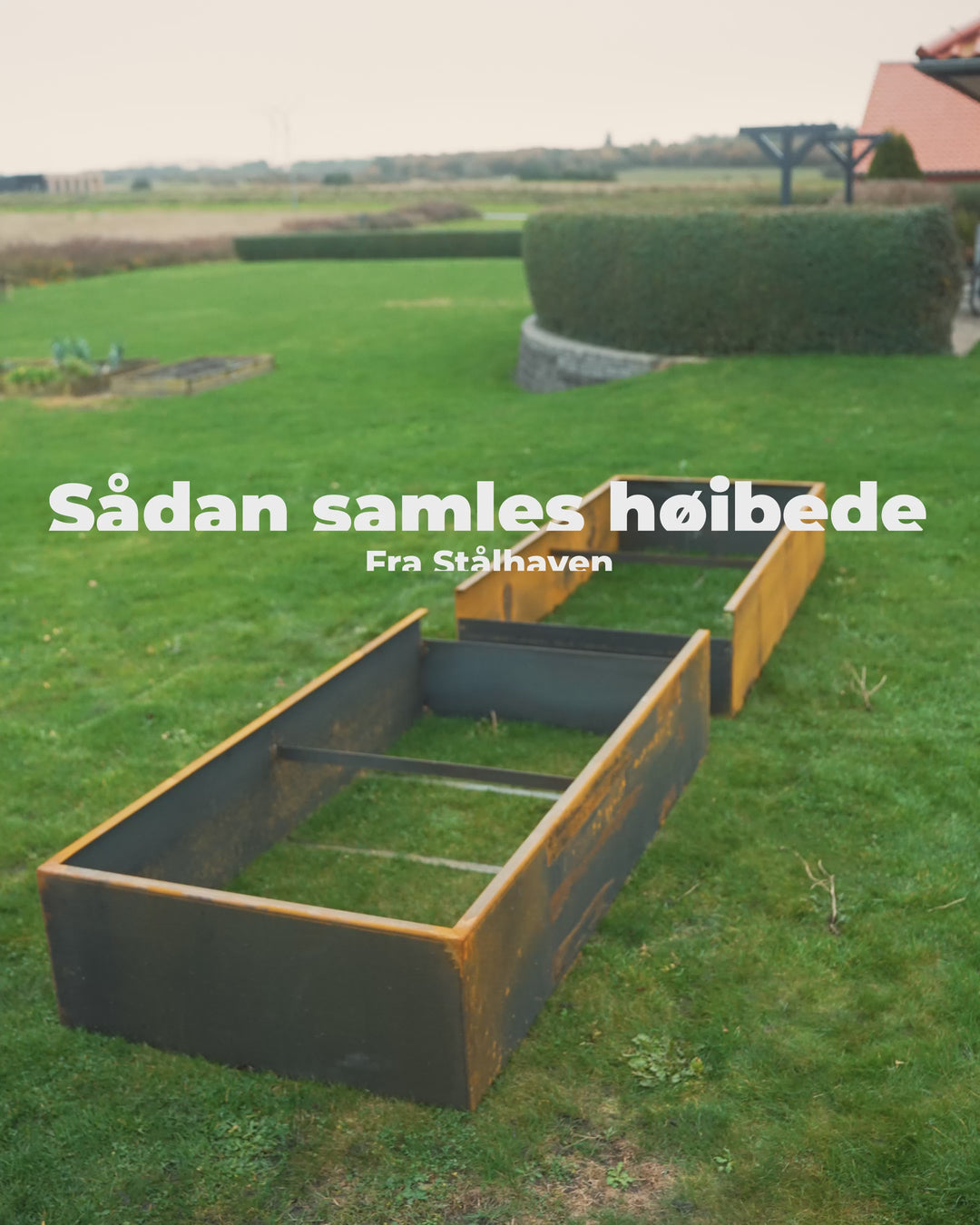 Spesialmål: Plantekasser lang modell +200 cm (uten bunn)